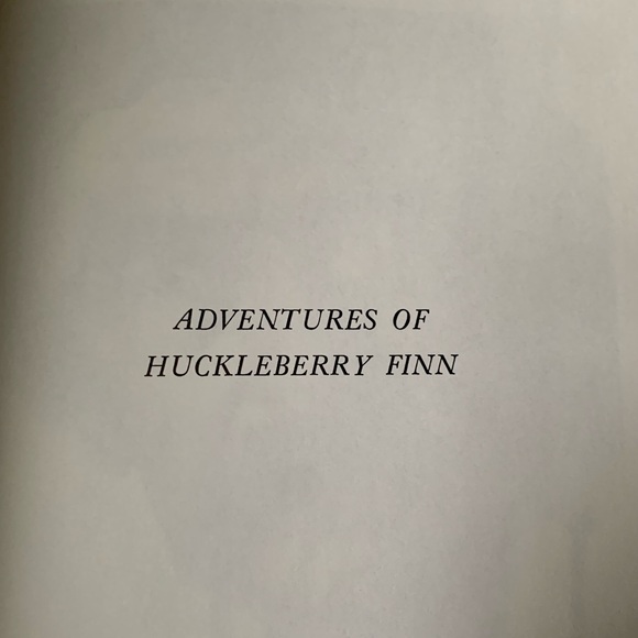 EUC ADVENTURES OF HUCKLEBERRY FINN,MARK TWAIN LEATHER BOUND,1994 EASTON PRESS - Picture 3 of 8